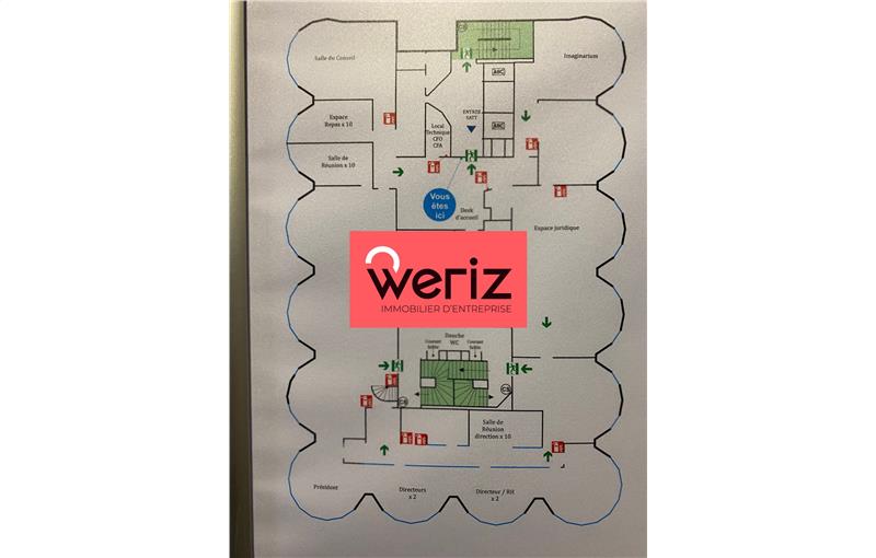 Location de bureau de 766 m² à Marseille 2 - 13002 plan - 1