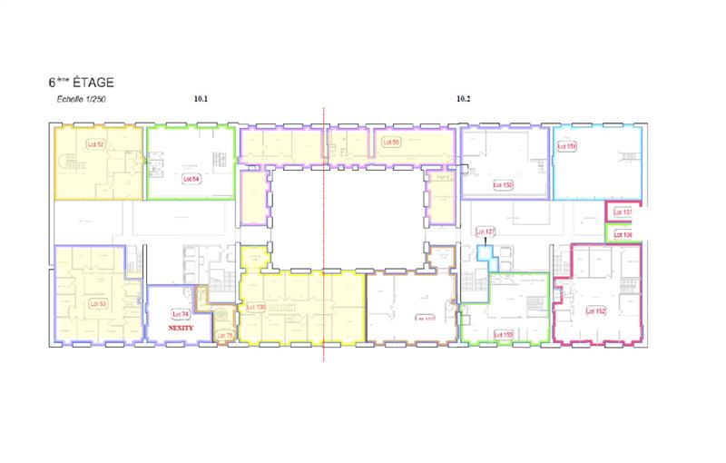 Location de bureau de 618 m² à Marseille 2 - 13002 plan - 1