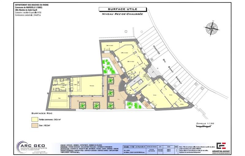 Location de bureau de 852 m² à Marseille 2 - 13002 plan - 1