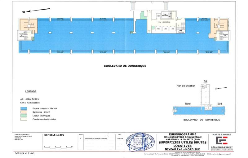 Location de bureau de 2 563 m² à Marseille 2 - 13002 plan - 1