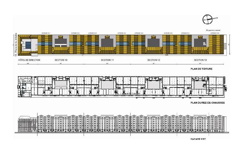 Location de bureau de 8 375 m² à Marseille 2 - 13002 plan - 1