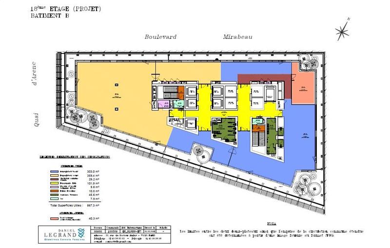 Location de bureau de 5 355 m² à Marseille 2 - 13002 plan - 1