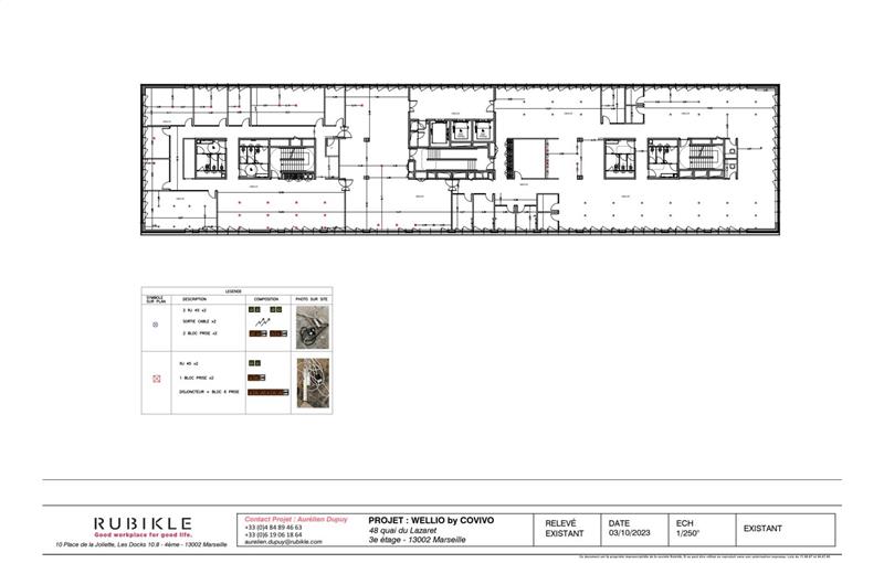 Location de bureau de 2 133 m² à Marseille 2 - 13002 plan - 1