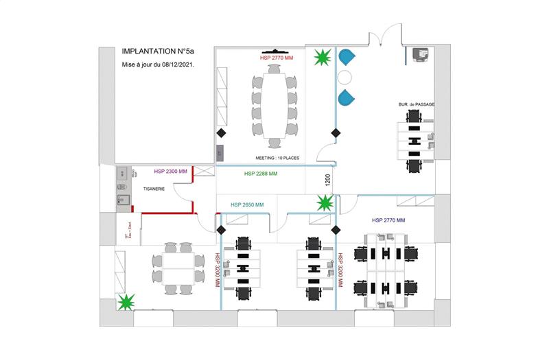 Location de bureau de 143 m² à Marseille 2 - 13002 plan - 1