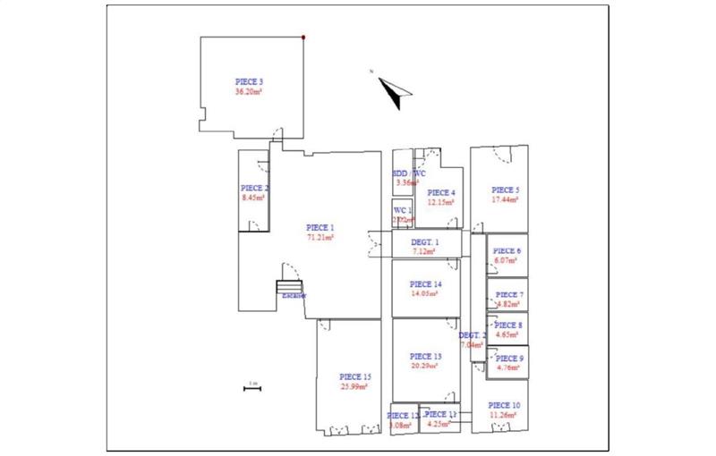 Location de bureau de 265 m² à Marseille 6 - 13006 plan - 1