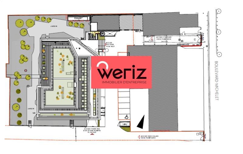 Location de bureau de 450 m² à Marseille 8 - 13008 plan - 1