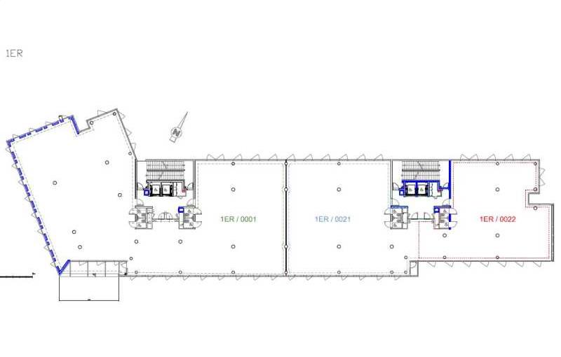 Location de bureau de 696 m² à Massy - 91300 plan - 1