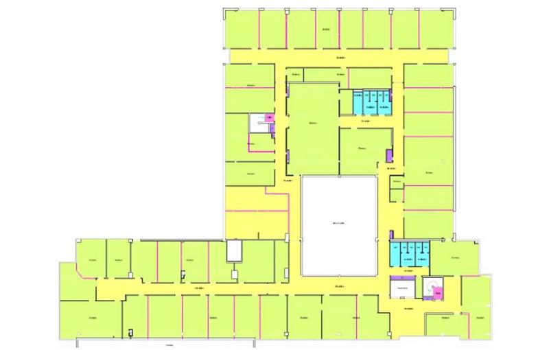 Location de bureau de 1 705 m² à Massy - 91300 plan - 1