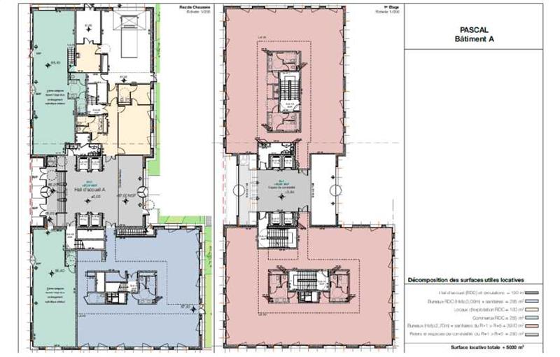 Location de bureau de 441 m² à Massy - 91300 plan - 1