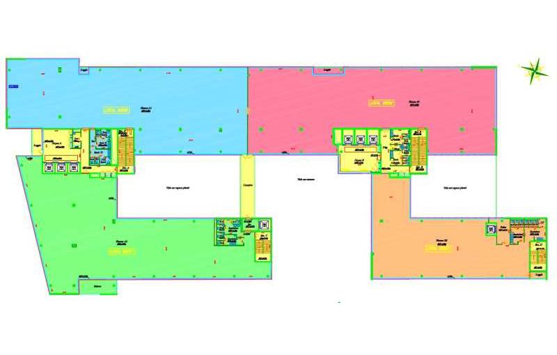 Location de bureau de 3 286 m² à Massy - 91300 plan - 1