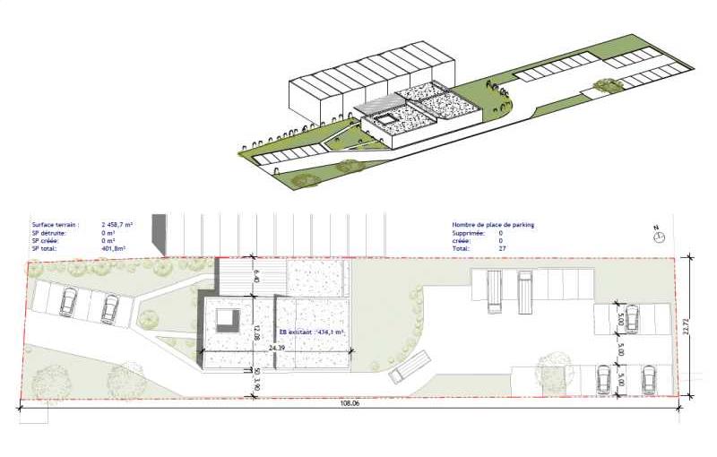 Location de bureau de 390 m² à Mérignac - 33700 plan - 1