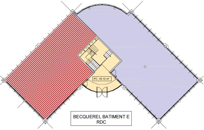 Location de bureau de 179 m² à Mérignac - 33700 plan - 1