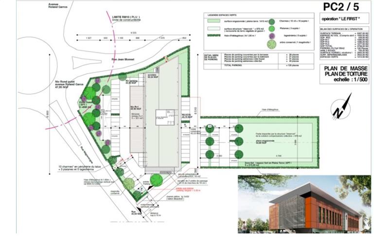 Location de bureau de 2 158 m² à Mérignac - 33700 plan - 1