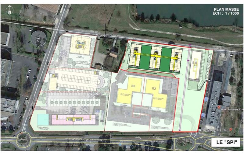 Location de bureau de 3 510 m² à Mérignac - 33700 plan - 1