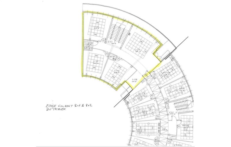 Location de bureau de 489 m² à Mérignac - 33700 plan - 1