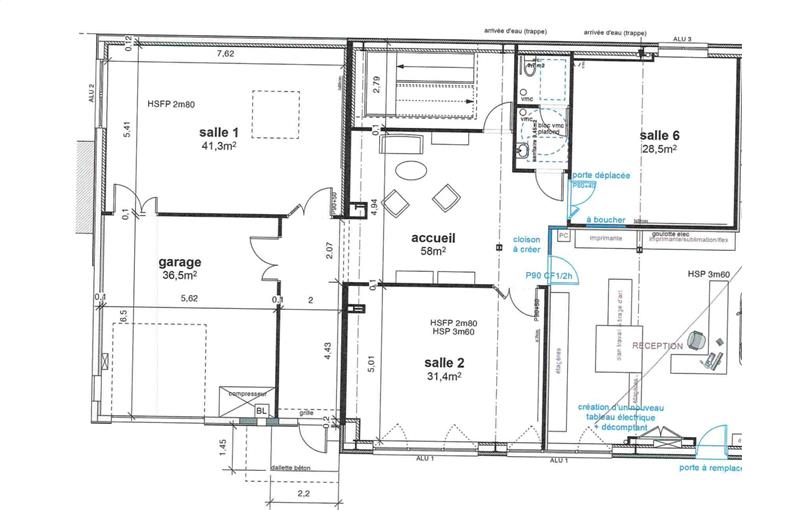 Location de bureau de 322 m² à Mont-Saint-Aignan - 76130 plan - 1