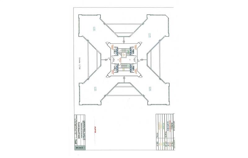 Location de bureau de 460 m² à Montigny-le-Bretonneux - 78180 plan - 1