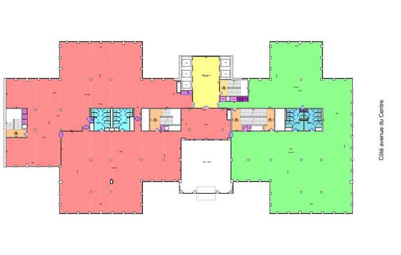 Location de bureau de 2 530 m² à Montigny-le-Bretonneux - 78180 plan - 1