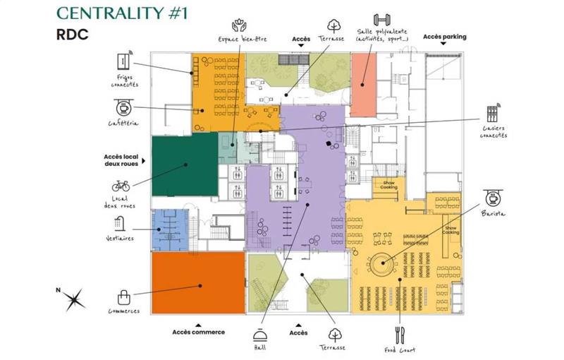 Location de bureau de 24 114 m² à Montigny-le-Bretonneux - 78180 plan - 1