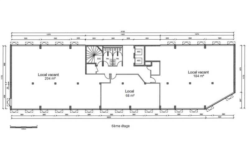 Location de bureau de 272 m² à Montigny-le-Bretonneux - 78180 plan - 1