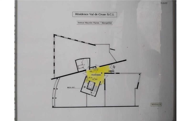 Location de bureau de 86 m² à Montpellier - 34000 plan - 1