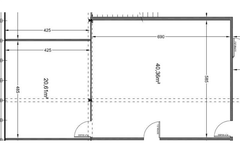 Location de bureau de 70 m² à Nanterre - 92000 plan - 1