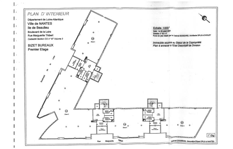 Location de bureau de 1 060 m² à Nantes - 44000 plan - 1