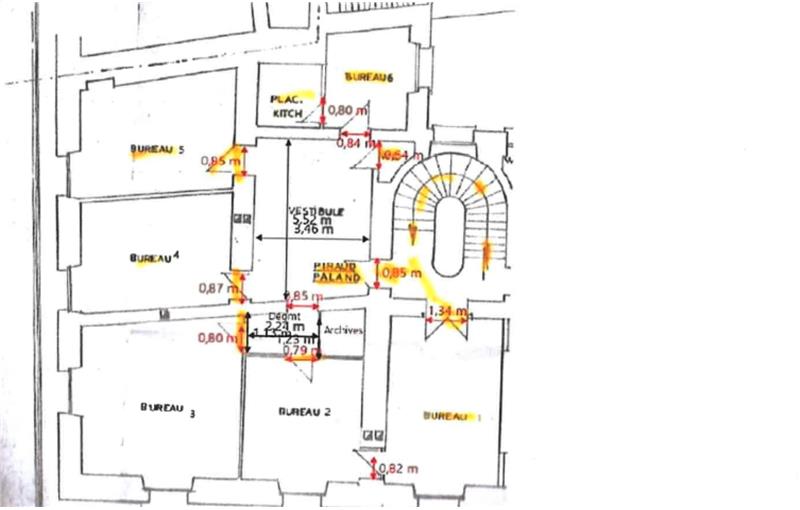 Location de bureau de 130 m² à Nantes - 44000 plan - 1