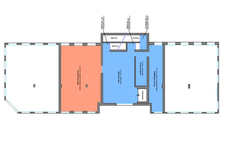 Location de bureau de 1 124 m² à Nantes - 44000 plan - 1