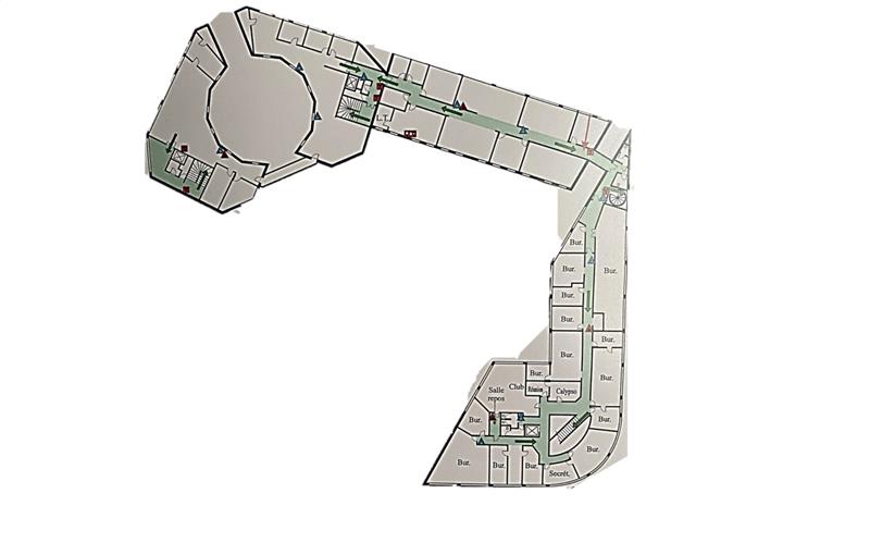 Location de bureau de 832 m² à Nantes - 44000 plan - 1