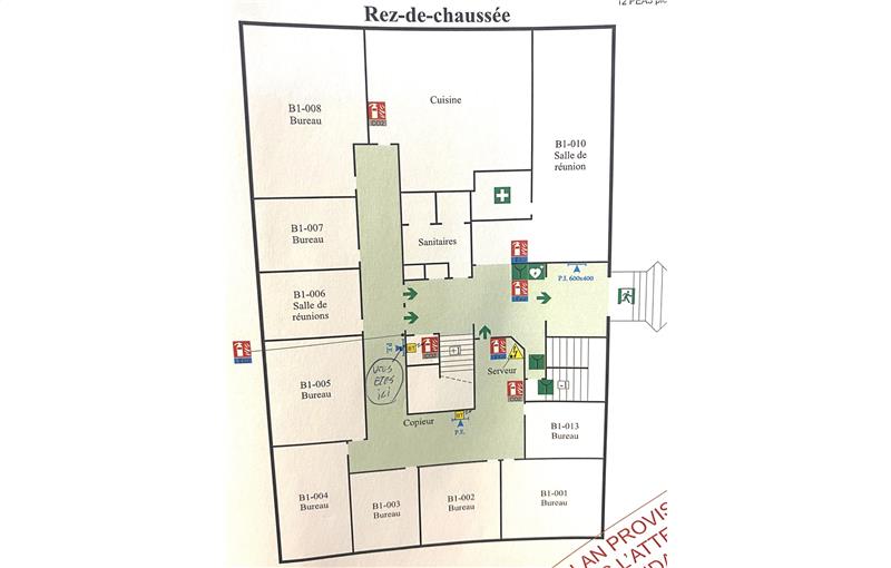 Location de bureau de 731 m² à Nantes - 44000 plan - 1