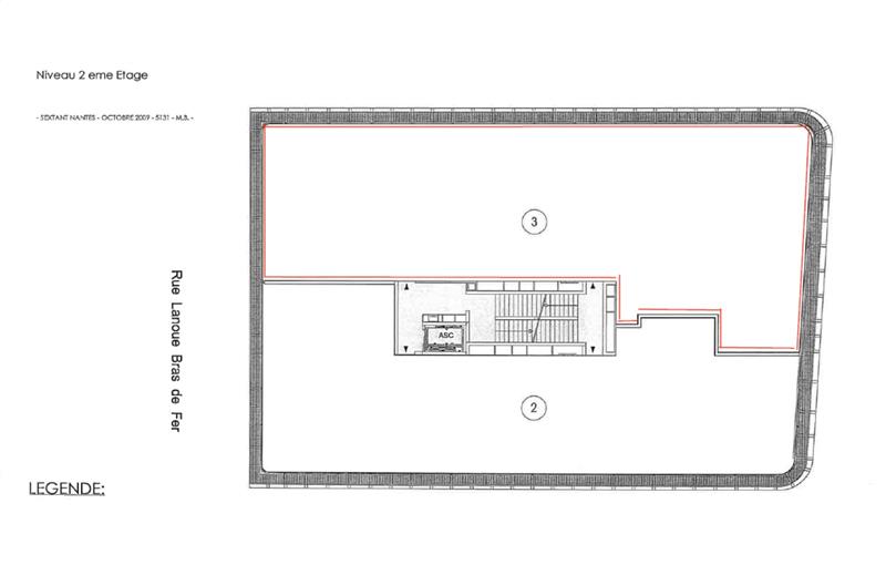 Location de bureau de 359 m² à Nantes - 44000 plan - 1