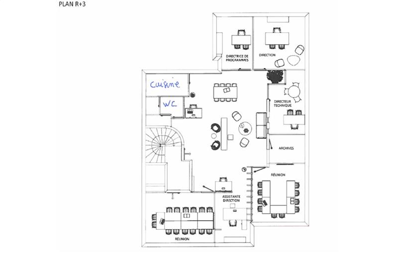 Location de bureau de 68 m² à Nantes - 44000 plan - 1