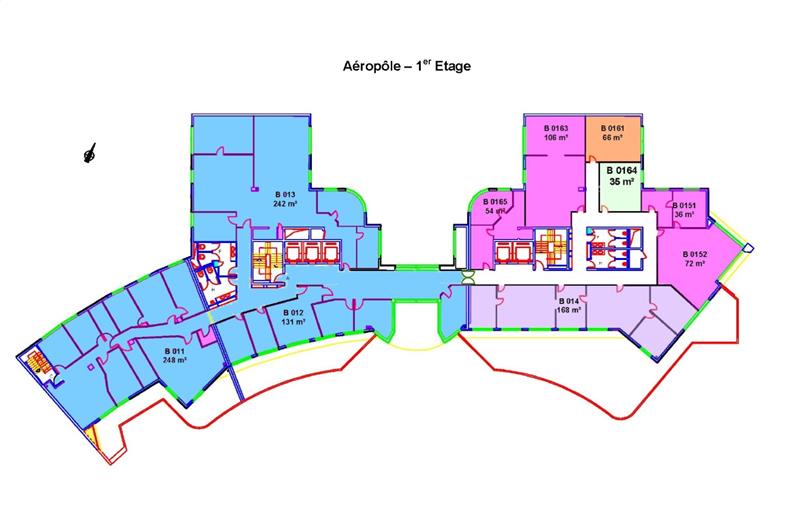 Location de bureau de 518 m² à Nice - 06000 plan - 1