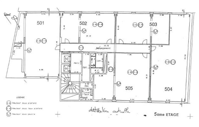 Location de bureau de 230 m² à Nice - 06000 plan - 1