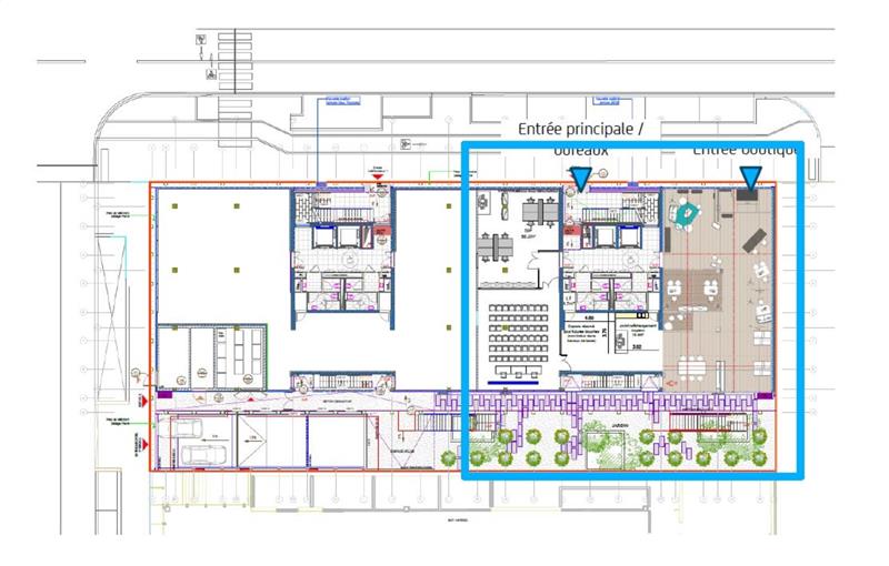 Location de bureau de 440 m² à Nice - 06000 plan - 1