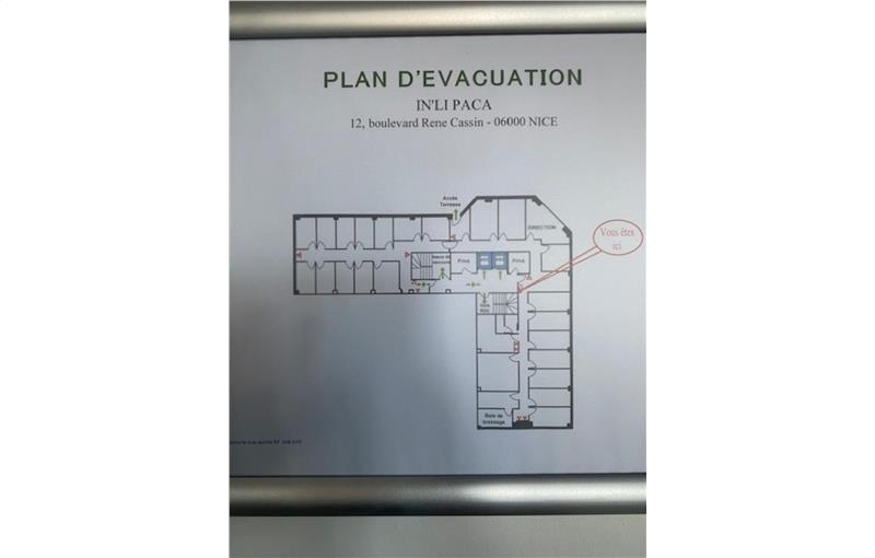 Location de bureau de 2 228 m² à Nice - 06000 plan - 1