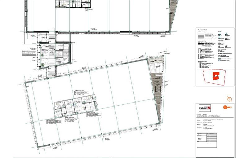 Location de bureau de 673 m² à Oignies - 62590 plan - 1