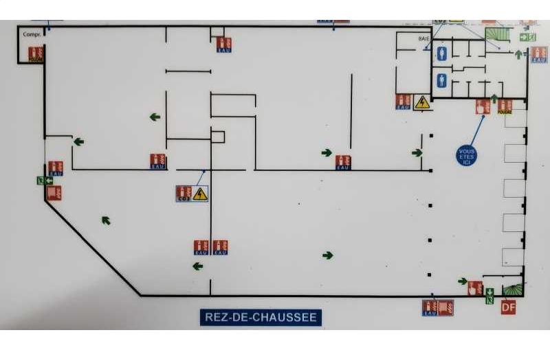 Location de bureau de 2 027 m² à Orly - 94310 plan - 1