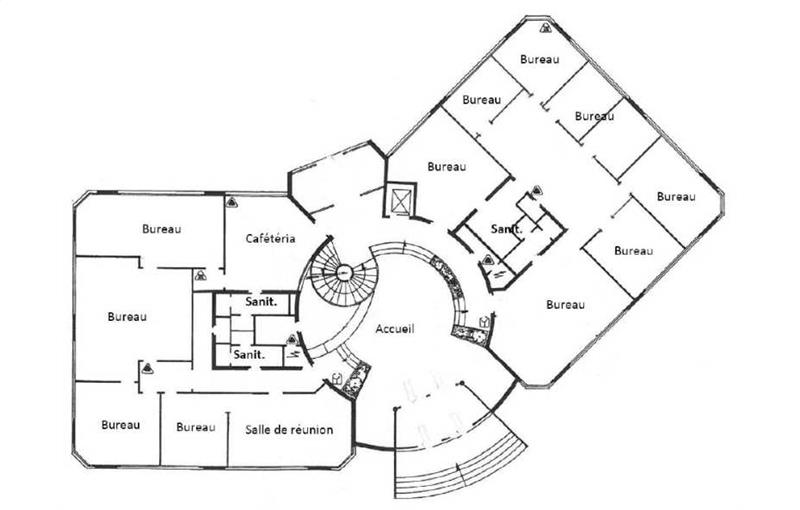 Location de bureau de 1 888 m² à Palaiseau - 91120 plan - 1