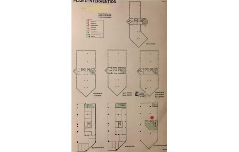 Location de bureau de 86 m² à Pantin - 93500 plan - 1