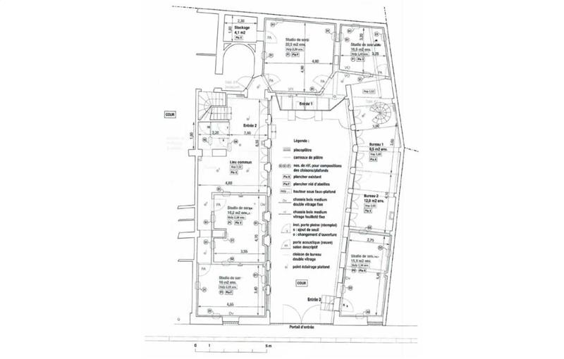 Location de bureau de 273 m² à Paris 10 - 75010 plan - 1