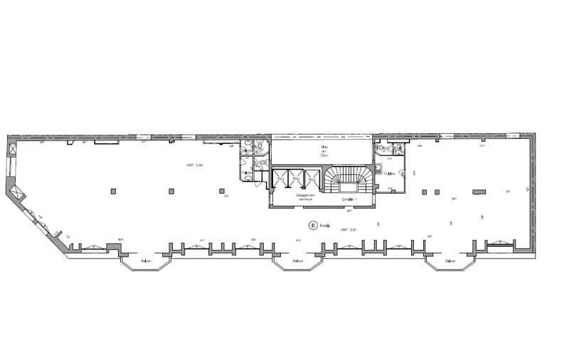 Location de bureau de 335 m² à Paris 10 - 75010 plan - 1