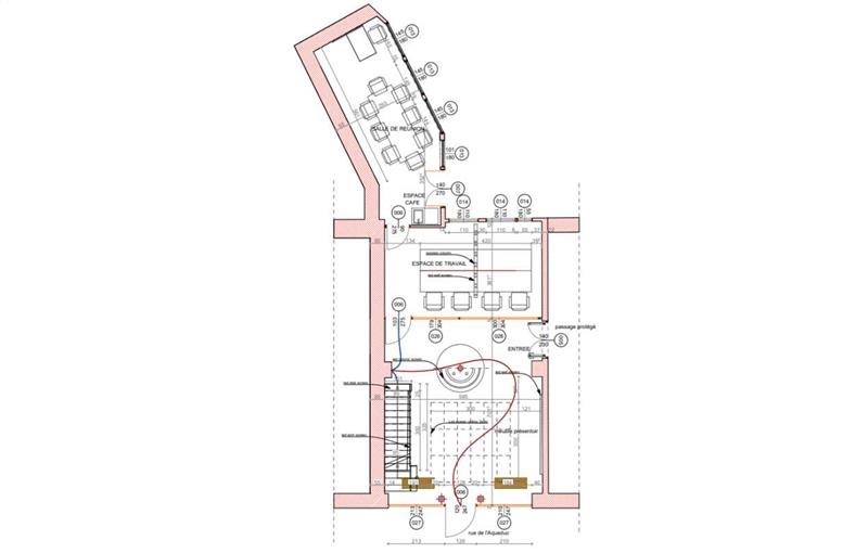 Location de bureau de 98 m² à Paris 10 - 75010 plan - 1