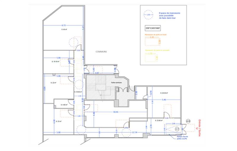 Location de bureau de 260 m² à Paris 10 - 75010 plan - 1