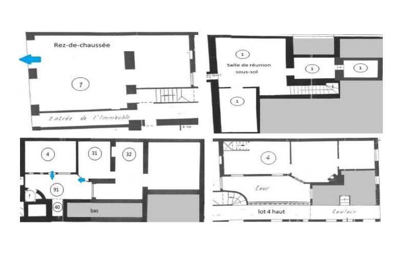 Location de bureau de 224 m² à Paris 10 - 75010 plan - 1