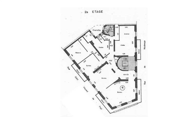 Location de bureau de 760 m² à Paris 10 - 75010 plan - 1