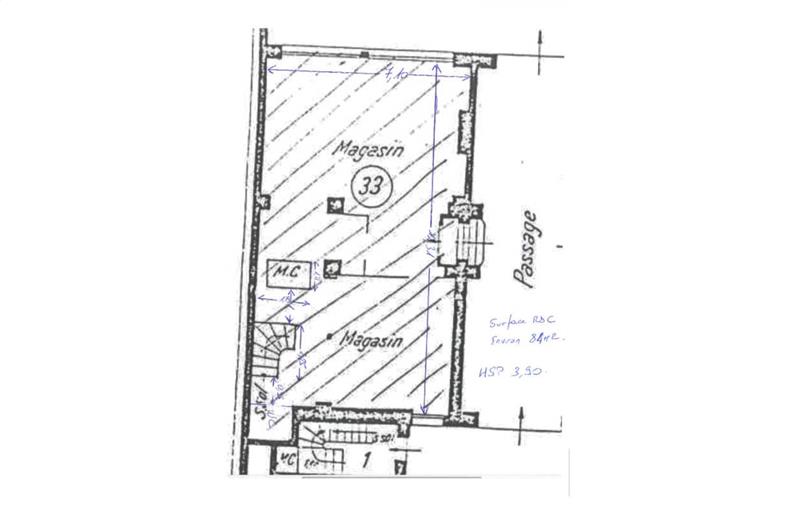 Location de bureau de 173 m² à Paris 10 - 75010 plan - 1