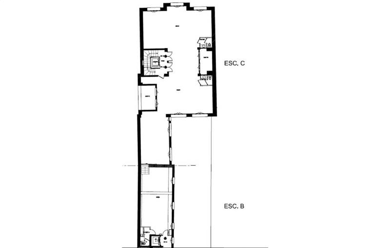 Location de bureau de 606 m² à Paris 10 - 75010 plan - 1