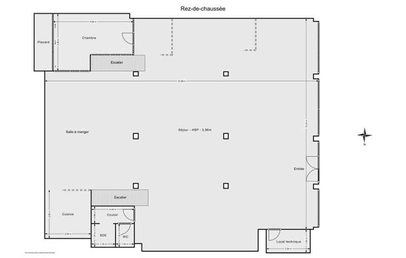 Location de bureau de 277 m² à Paris 10 - 75010 plan - 1